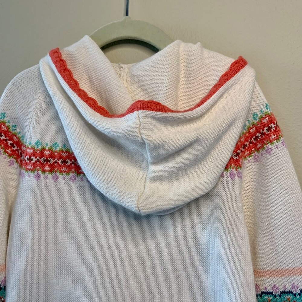 BABY GAP Nutcracker Sweater Dress Girls 5 5T Fair Isle Holiday Soft Angora Blend - Picture 5 of 7